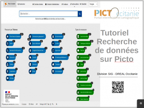 couverture du tutoriel recherche de données sur PICTO