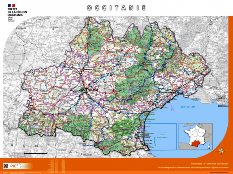 Carte de la région actualisée en 2026